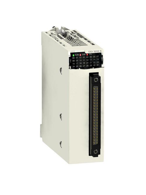 Product image for Square D BMXDDI3202K 2.5 mA 24 VDC 3.9 W PLC DC Discrete Input Module