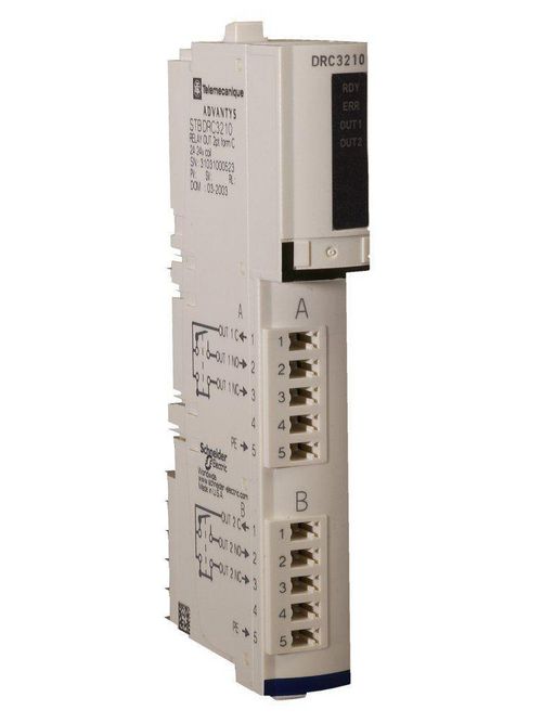 Product image for Square D STBDRC3210K 2-Channel 115/230 VAC PLC Digital Relay Output Module