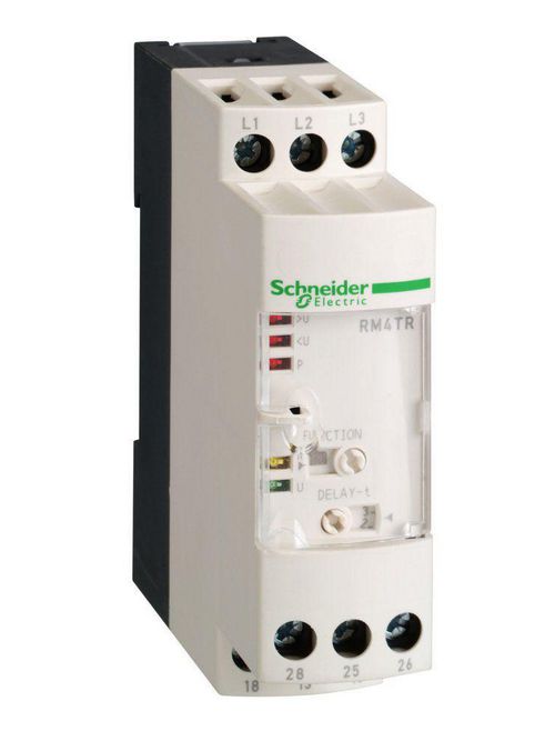 Product image for Square D RM4TR32 380 to 440 VAC 8 Amp 3-Pole 2CO Phase Monitoring Relay