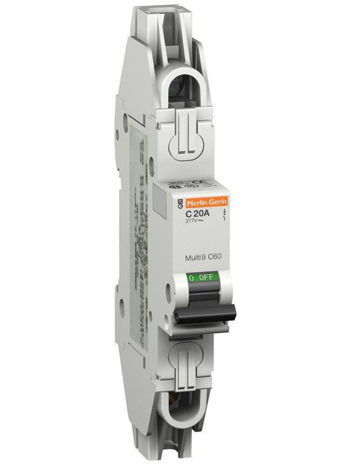Product image for Square D MGN61305 1-Pole 5 Amp 277 Volt Thermal Magnetic Miniature Circuit Breaker