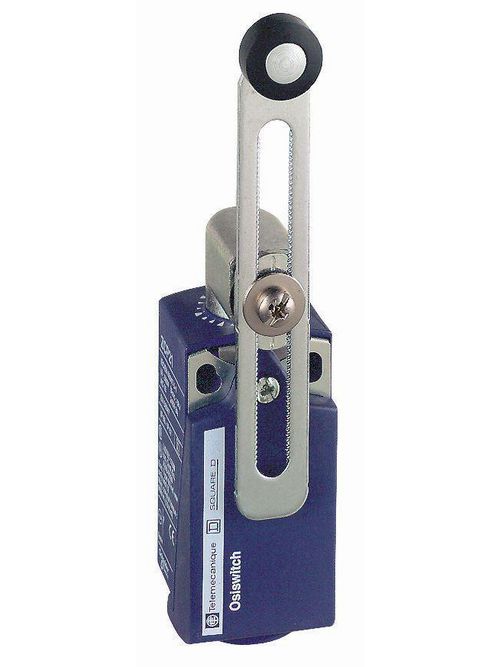 Product image for TES XCKP2145N12 Limit switch, Limit switches XC Standard, XCKP, thermoplastic plastic roller lever var.length, 1NC+1 NO, snap, 1/2NPT