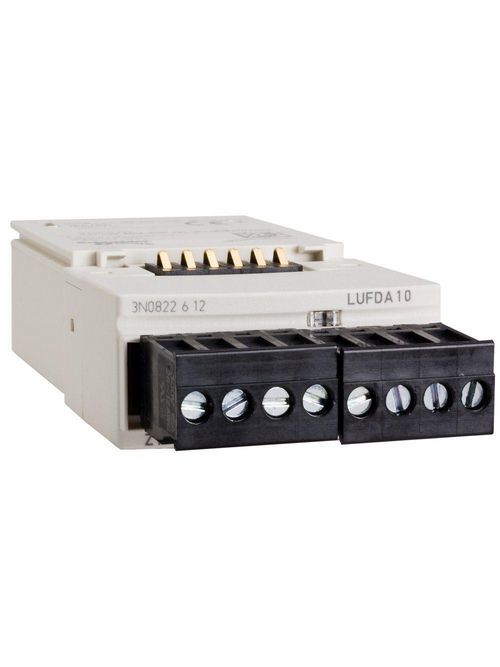 Product image for Square D LUFDA10 24 to 240 VAC/VDC 1NO Screw Clamp Terminal Starter Function Module