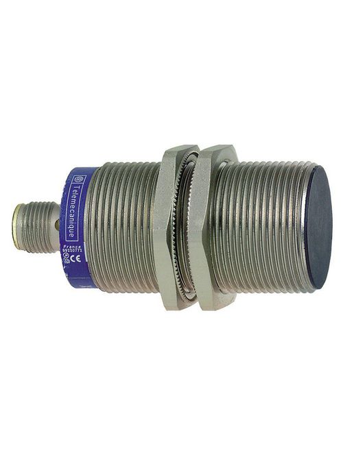 Product image for TES XS530B1PAM12 Inductive proximity sensors XS, inductive sensor XS5 M30, L55mm, brass, Sn10mm, 12...24 VDC, M12