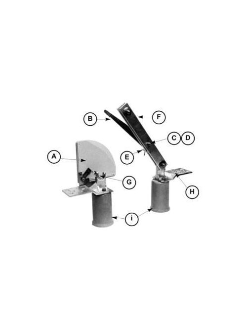 Product image for Square D 2990301930 5/15 kV Glass Polyester Load Interrupter Switch Insulator