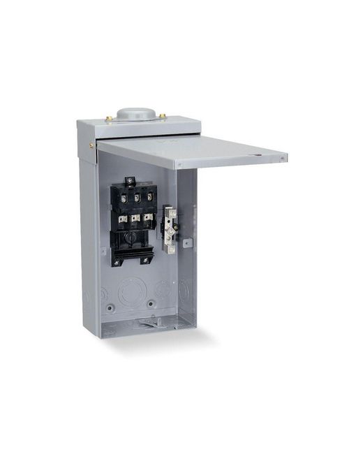 Product image for Square D KA225RB 12.5 x 6.13 x 28.38 Inch NEMA 3R Steel Circuit Breaker Enclosure