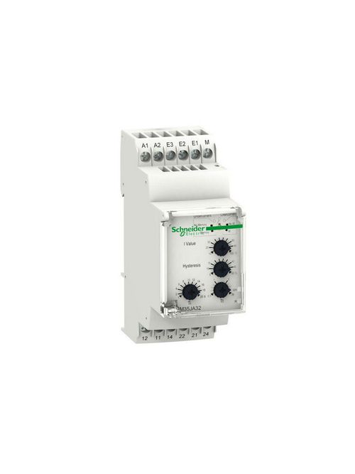 Product image for Square D RM35JA32MW 24 to 240 VAC/VDC 5 Amp 2CO Screw Terminal Current Measurement Relay
