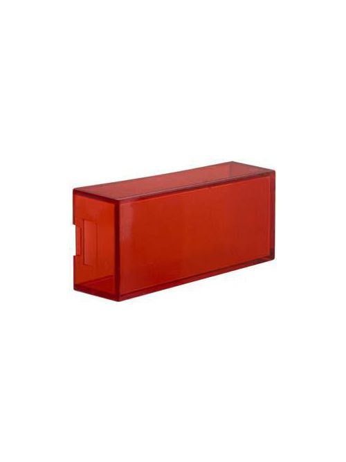 Product image for Square D 9001KXAR3 Red Rectangular 30 mm Push Button Cover