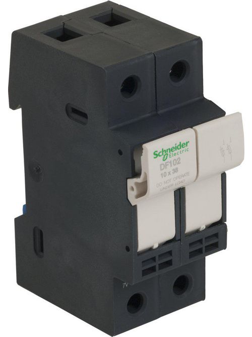 Product image for Square D DF102 10 x 38 mm 690 Volt 32 Amp 2-Pole Fuse Holder