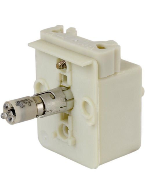 Product image for Square D 9001KM35LW 24 to 28 VAC/VDC 0.28 VA White LED 30 mm Push Button Light Module