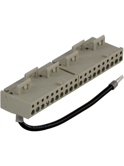 Product image for Square D ABE7BV20 16-Channel Snap-On Terminal Block