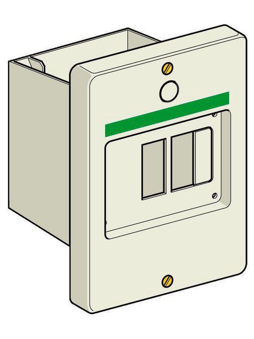 Product image for Square D GV2MP03 NEMA 1 Flush Mount Manual Starter Enclosure