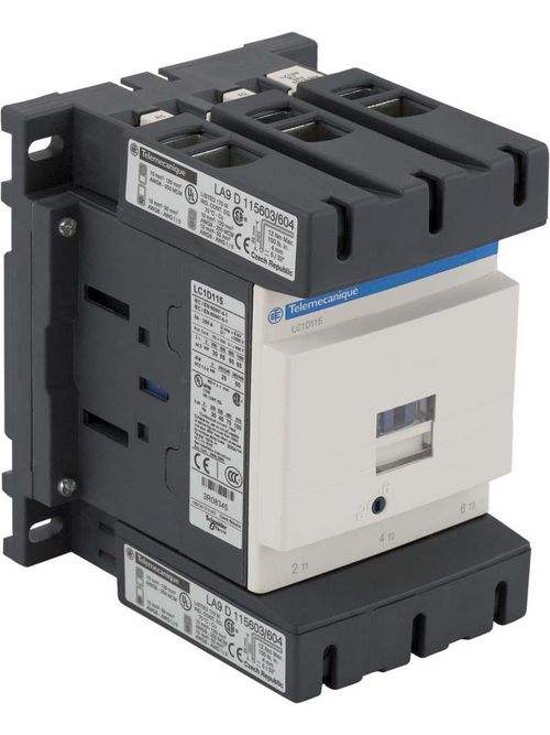 Product image for Square D LC1D115B7 600 VAC 115 Amp 3-Pole 1NO 1NC Screw Terminal Full Voltage Non-Reversing IEC Contactor