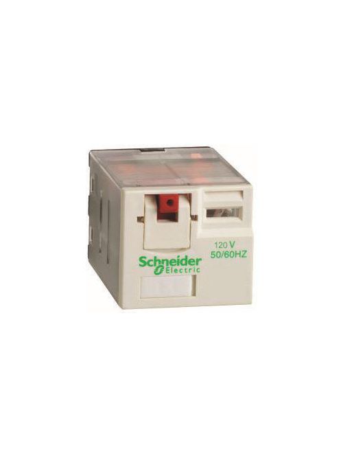 Product image for Square D RPM41F7 120 VAC 15 Amp 4NO 4NC Din Rail/Panel Mount Plug-In Relay