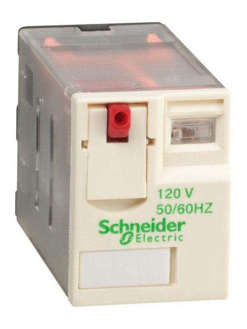 Product image for Square D RXM3AB1F7 120 VAC 10 Amp 3CO DPDT Din Rail/Panel Mount Miniature Plug-In Relay