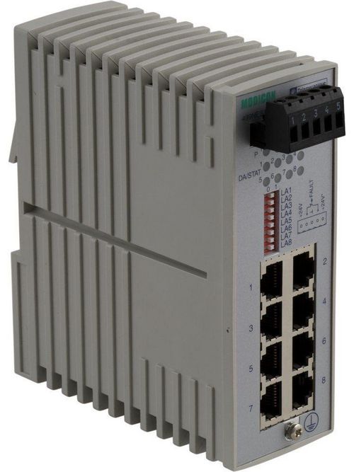 Product image for Square D 499NES18100 100 m 24 VDC Copper Cable 8-Port Ethernet Switch