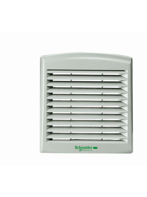 Product image for Square D NSYCAG125LPF 115 Volt IP54 Gray Injected Thermoplastic Ventilation Outlet Grill