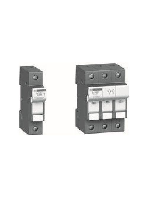 Product image for Square D DFCC3V 52.5 x 88.5 mm 690 VAC 30 Amp 3-Pole Rail Mount Fuse Holder