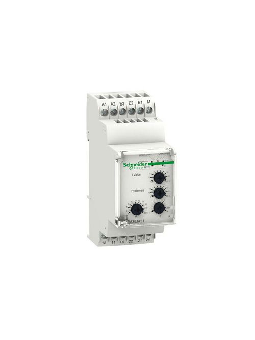 Product image for Square D RM35JA31MW 24 to 240 VAC/VDC 5 Amp 2CO Screw Terminal Current Measurement Relay