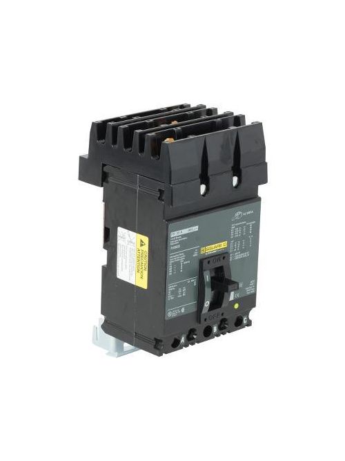 Product image for Square D FH36035 3-Pole 35 Amp 600 Volt Thermal Magnetic Molded Case Circuit Breaker