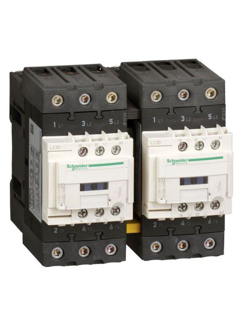 Product image for Square D LC2D65AG7 575 VAC 65 Amp 3-Pole 1NO 1NC Screw Terminal Full Voltage Reversing IEC Contactor