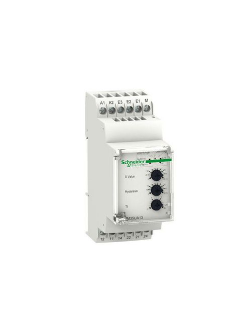 Product image for Square D RM35UA13MW 24 to 240 VAC/VDC 5 Amp 2CO Screw Terminal Voltage Control Relay