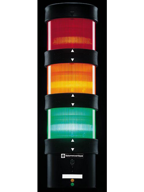 Product image for Square D XVBZ04 31.15 Inch x 800 mm Black Aluminum Tower Light Tube with Integral Plastic Mounting Base