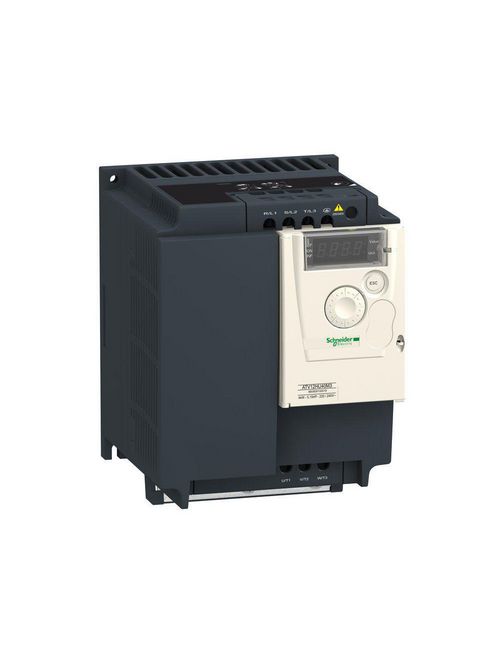 Product image for Square D ATV12HU40M3 230 VAC 5 Hp 3-Phase Variable Speed Drive