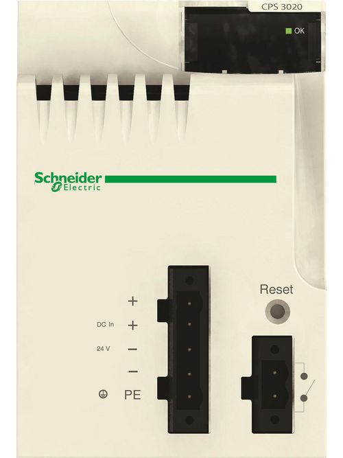 Product image for Square D BMXCPS3020H 24 to 48 Volt 23.4 W Isolated Power Supply