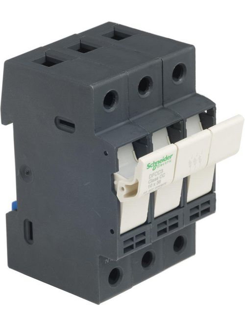 Square D DFCC3 52.5 x 88.5 mm 690 VAC 30 Amp 3-Pole Rail Mount Fuse Holder Product image for Square D DFCC3 52.5 x 88.5 mm 690 VAC 30 Amp 3-Pole Rail Mount Fuse Holder