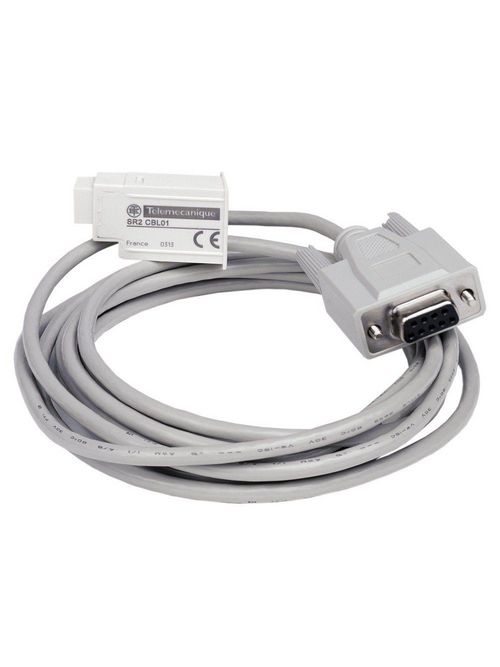 Product image for Square D SR2CBL01 PLC Smart Relay Serial Link Cable