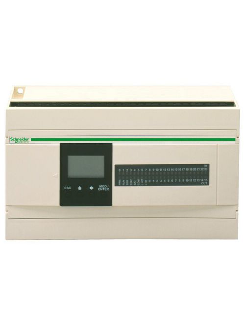 Product image for Square D TWDLCAE40DRF 24-Input 16-Output 100 to 240 VAC Compact Programmable Controller Base