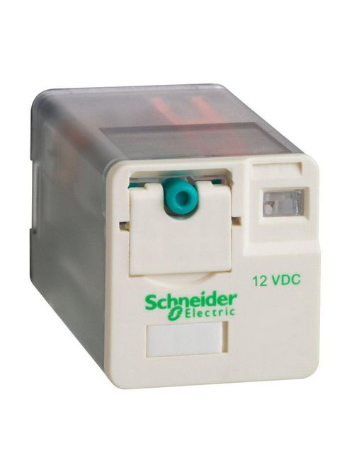 Product image for Square D RUMC2AB1JD 12 VDC 16 Amp 2CO DPDT Plug-In Relay