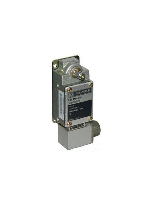 Product image for Square D PL100WN2M16 600 VAC/VDC 20 Amp 2NO NEMA 1/4/13 Cast Aluminum Severe Duty Oiltight Limit Switch