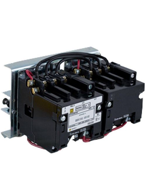 Product image for Square D 8702SBO4V01S 24 VAC 18 Amp 3-Pole Open Type Full Voltage Reversing Magnetic Contactor