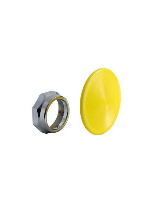 Product image for Square D 9001K17Y 2-1/4 Inch NEMA 1/2/3/3R/4/12/13 Yellow Mushroom Push Button Knob