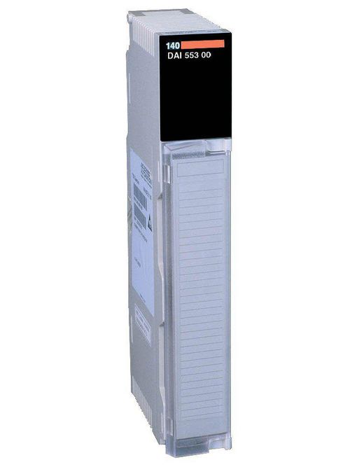 Product image for Square D 140DAI54000 115 VAC 180 mA Backplane 16-Input PLC Discrete Input Module