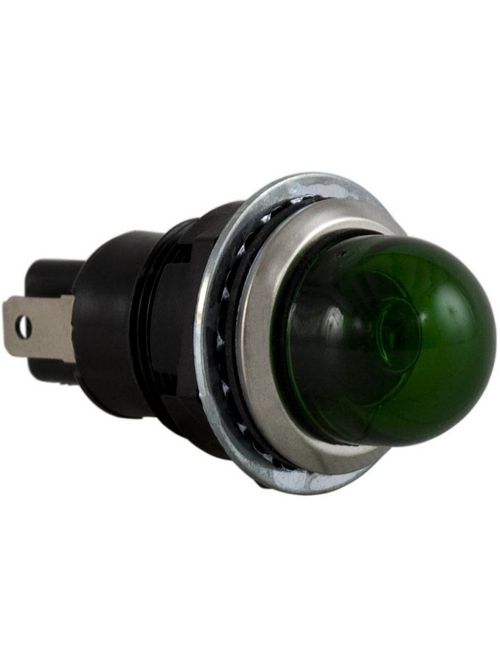 Product image for Square D 9001OG24 30 mm 24 VAC/VDC Green Incandescent Instrument Pilot Light