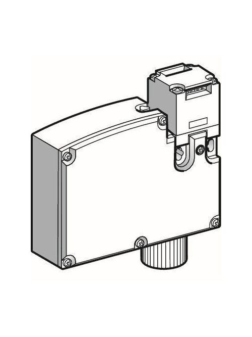 Product image for TES XCSTE7313 Safety switch, TES Safety switches XCS, plastic XCSTE, 2NC, slow break, 1 entry tapped 1/2" NPT -24 V