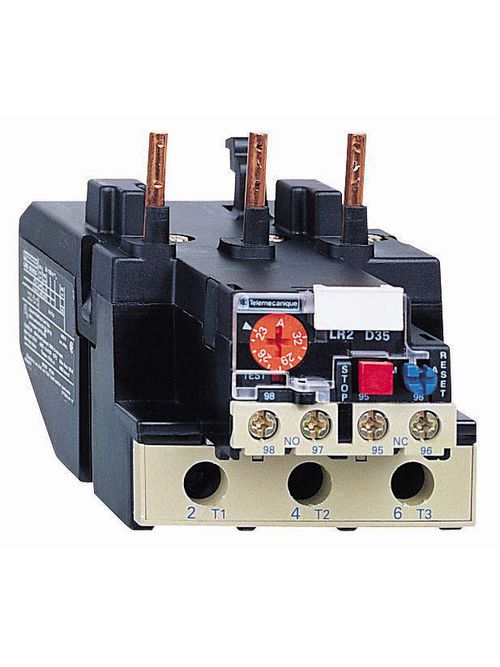 Product image for Square D LR2D3522 600 Volt 25 Amp 3-Pole Bi-Metallic Screw Clamp Terminal Thermal Overload Relay