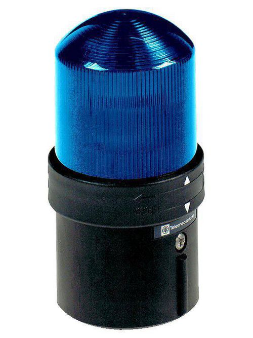 Product image for Square D XVBL4B6 70 mm 48 VDC 40 mA 10 W Blue Polycarbonate Flash LED Illuminated Beacon