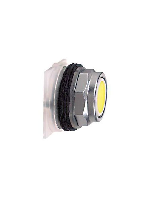 Product image for Square D 9001KR1Y 30 mm Yellow Body Metal Bezel Momentary Full Guarded Non-Illuminated Push Button Operator