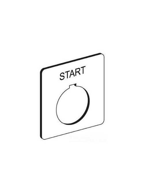 Product image for Square D 9001KN701WP Type K 30 mm Push Button Legend Plate