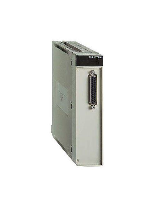 Product image for Square D TSXAEY810 0 to 10 Volt 16-Bit Resolution 8-Input PLC Analog Input Module