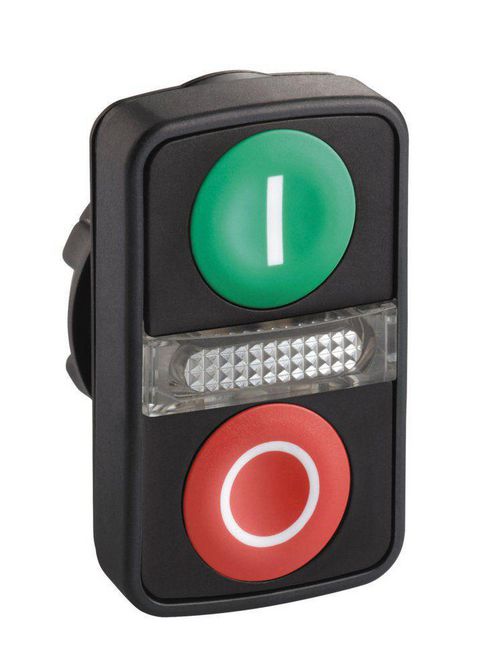 Product image for Square D ZB5AW7A3741 PLASTIC ILLUM FLUSH TWO BUTTON