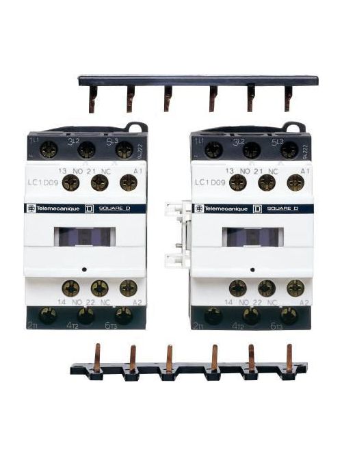 Product image for Square D LA9D11569 Horizontal Mount Mechanical Interlock Contactor Power Connection Set