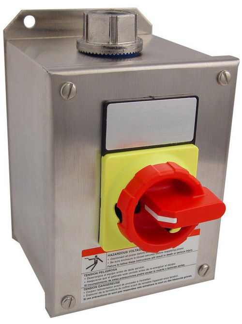 Square D 9421V1W30 600 VAC 20 Amp 10 Hp 3-Pole NEMA 4/4X Load Break Switch Product image for Square D 9421V1W30 600 VAC 20 Amp 10 Hp 3-Pole NEMA 4/4X Load Break Switch