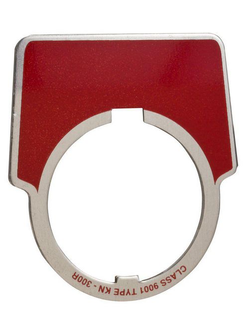 Product image for Square D 9001KN300R 44 x 50 mm Aluminum Silver Blank Push Button Standard Legend Plate