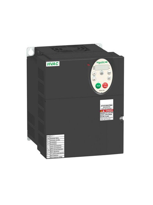 Product image for Square D ATV212HU75N4 380 to 480 VAC 10 Hp 3-Phase Open Type Variable Speed Drive