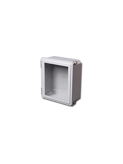 Product image for Stahlin (RobRoy) DSW100806HPL 11.42 x 9.79 x 6.31 Inch NEMA 4X Fiberglass Hinged Cover Window Enclosure