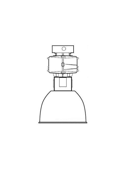 Product image for Hubbell Lighting BL-400P8-BC-WH-UPL 400 W 120/208/240/277 Volt Mogul Base Pulse Start High Bay Light Fixture
